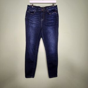 Judy Blue Skinny Jeans Blue Dark Wash High Rise Stretch Denim 15/32